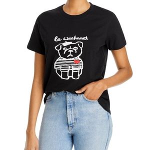 French Connection "Le Weekend" Boyfit Tee - XS/S